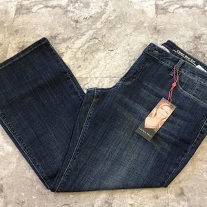 Laurie Felt Petite Classic Denim Boot-Cut Jeans